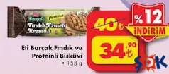 ETİ BURÇAK FINDIK VE PROTEİNLİ BİSKÜVİ 158 G